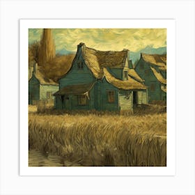 Old House By Van Gogh Art Print