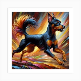 Funny dog 1 Art Print