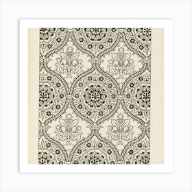 Vintage Geometrical Patterns 5 Art Print