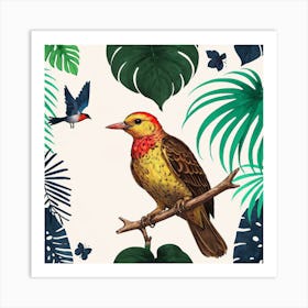 Tropical Birds Art Print