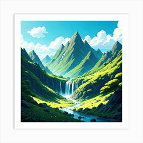 Valley of Tranquility Art Print