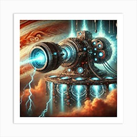 A Sci Fi Depiction Of The Wrath Cannon Charged 2 Art Print