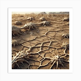 Fungus In The Desert Art Print