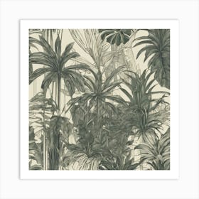 Jungle Wallpaper Art Print