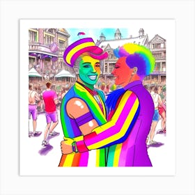 Rainbow Love Art Print