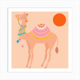 Party Camel Art Print