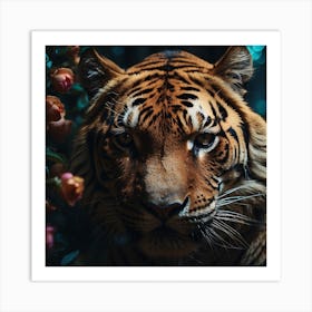 Tiger Portrait Art Print