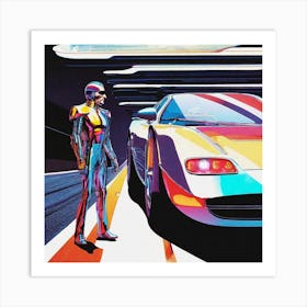 Futuristic Car 32 Art Print