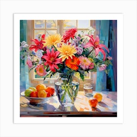 Flowers In A Vase 2 Art Print