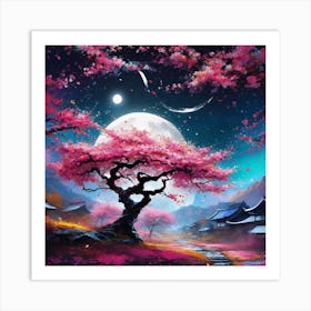 Cherry Blossom Tree 8 Art Print