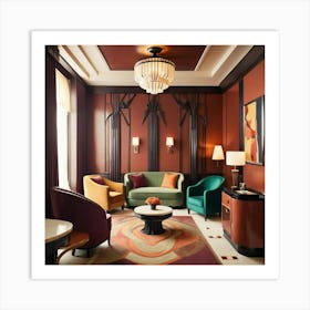 Deco Living Room 23 Art Print