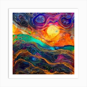 Abstract Painting 2 Art Print