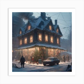 Christmas In The City 6 Art Print