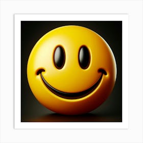 Smiley Face 26 Art Print