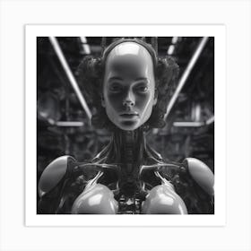 Cybernetic Woman 5 Art Print