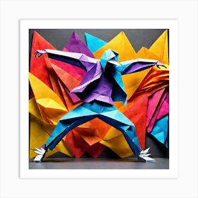 Origami Dancer 79 Art Print