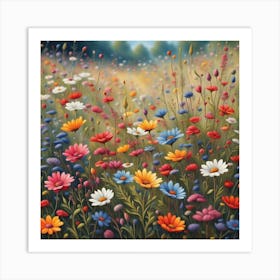 Meadow Of Flowers Art Print