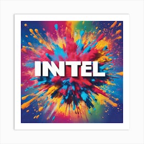 Intel Logo 1 Art Print