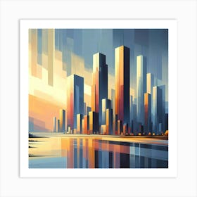 Cityscape 35 Art Print