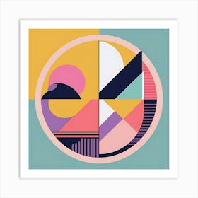 Abstract Geometric Pattern 2 Art Print