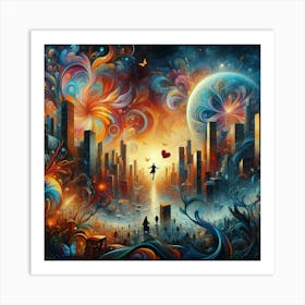 Dream City 1 Art Print