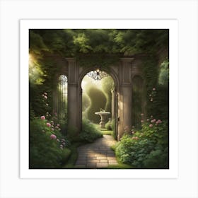 Garden Gate Art Print