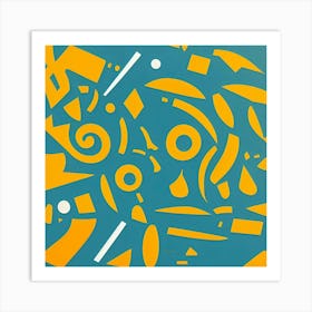 Abstract Shapes 1 Art Print