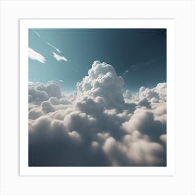 Volumetric Clouds 1138133224 Art Print