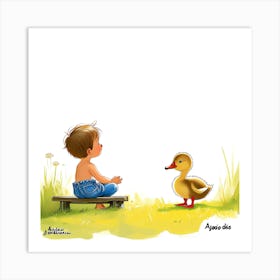 Little Duck Art Print