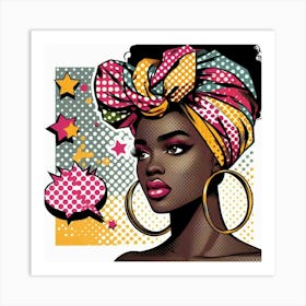 Sanyu Pop African Woman Art Print