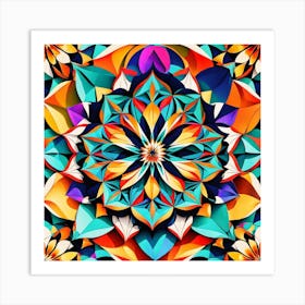 Abstract Mandala 28 Art Print