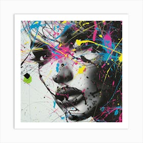 Splatter Painting 9 Art Print