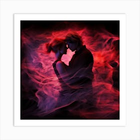 Two Lovers In Love Art Print