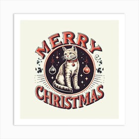 Merry Christmas Cat 1 Poster