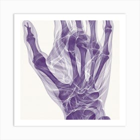 X-Ray Hand Art Print