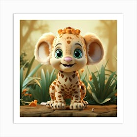 Cheetah Cub 7 Art Print