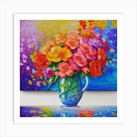 Flowers In A Vase Art Print