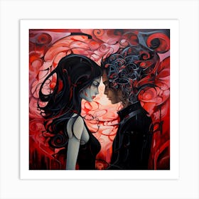 Lovers By Csaba Fikker 89 Art Print