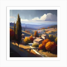 Tuscan Countryside Art Print