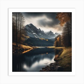 Autumn In The Alps 1 Art Print