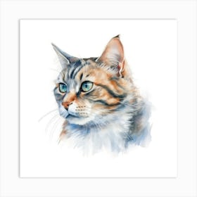 Raas Cat Portrait 1 Art Print