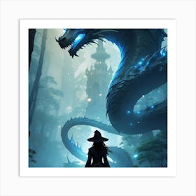 Fairytale Dragon Art Print