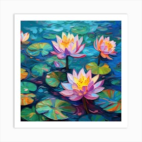 Water Lilies 12 Art Print