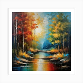 Autumn In The Forest Art Print