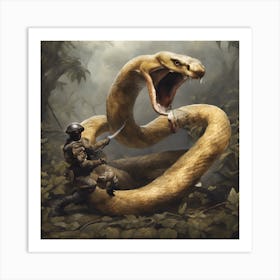 King Cobra Art Print