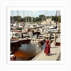 The Old Marina~Reimagined By Hall-O-Gram Creations, HallOGram, hallogramcreations, hallogram 6 Póster