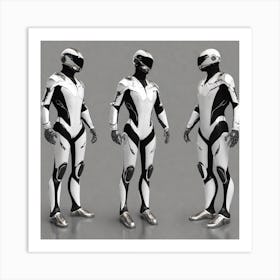 Futuristic Suit 32 Art Print