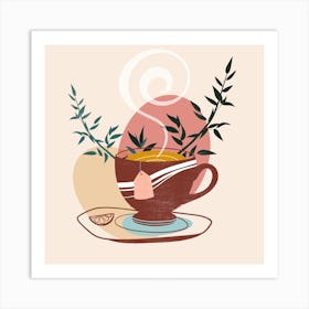 Tea Cup Illustration Art Print