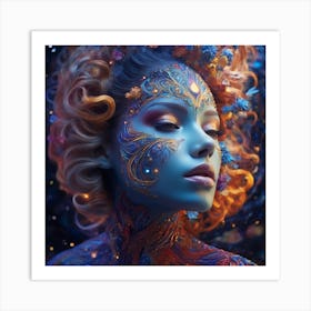 Psychedelic Beauty Art Print