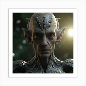 Alien Commander Art Print Art Print